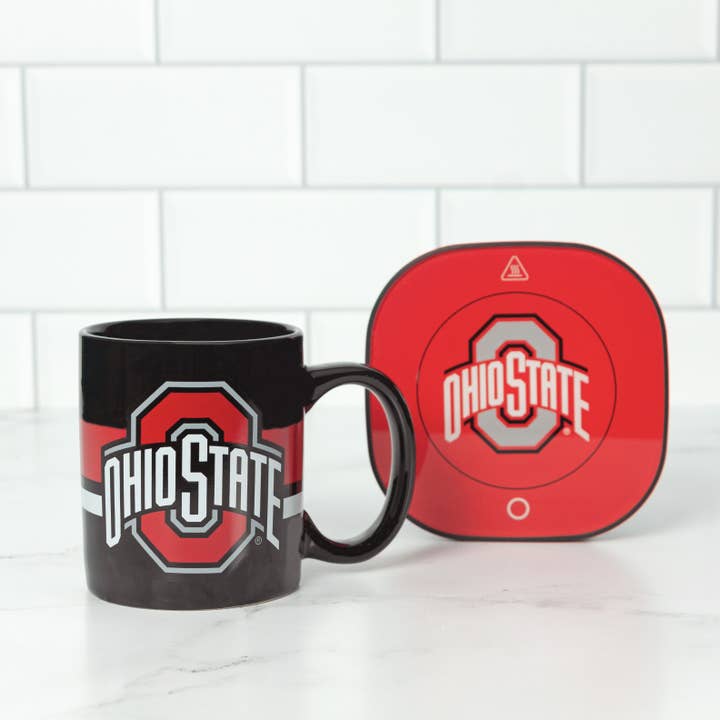 Uncanny Brands - Wholesale Kitchen Appliance - Uncanny Brands Buckeyes Brutus Buckeye 12oz Mug Warmer Set1