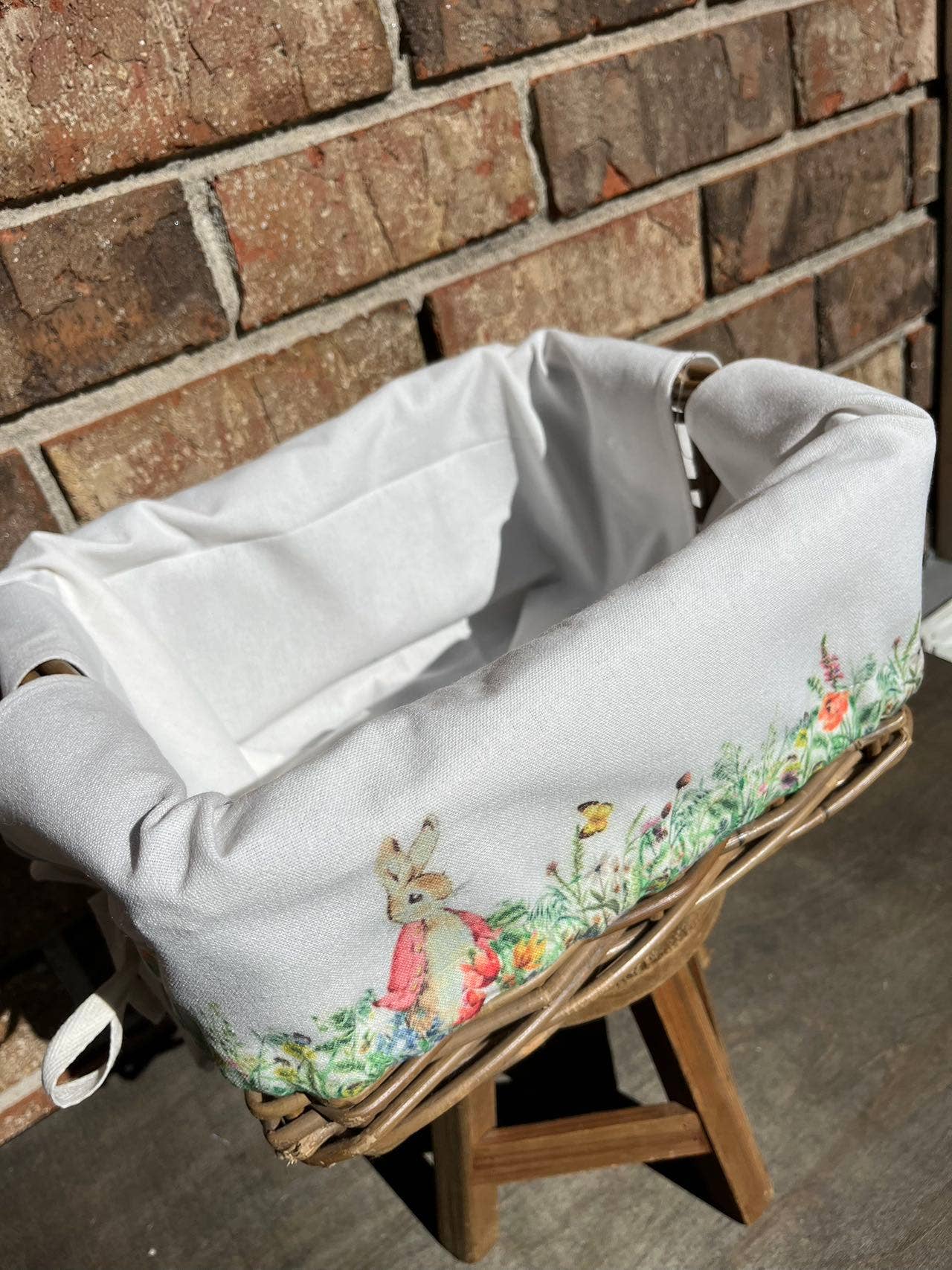 LoveFarmhouseCraft - Wholesale Basket - Kids & Baby - Rabbit Easter basket liner,easter basket liner boy or girl7