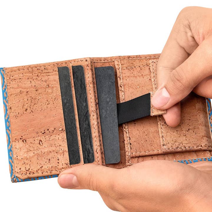 Simaru - Wholesale Coin Purse - Women's - JOEL PRINT mini cork wallet19