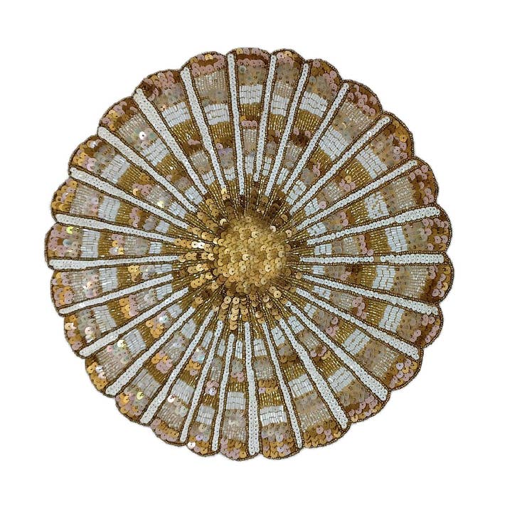 Monaco Beaded Placemat, Set of 2 for wholesale by JO & PA