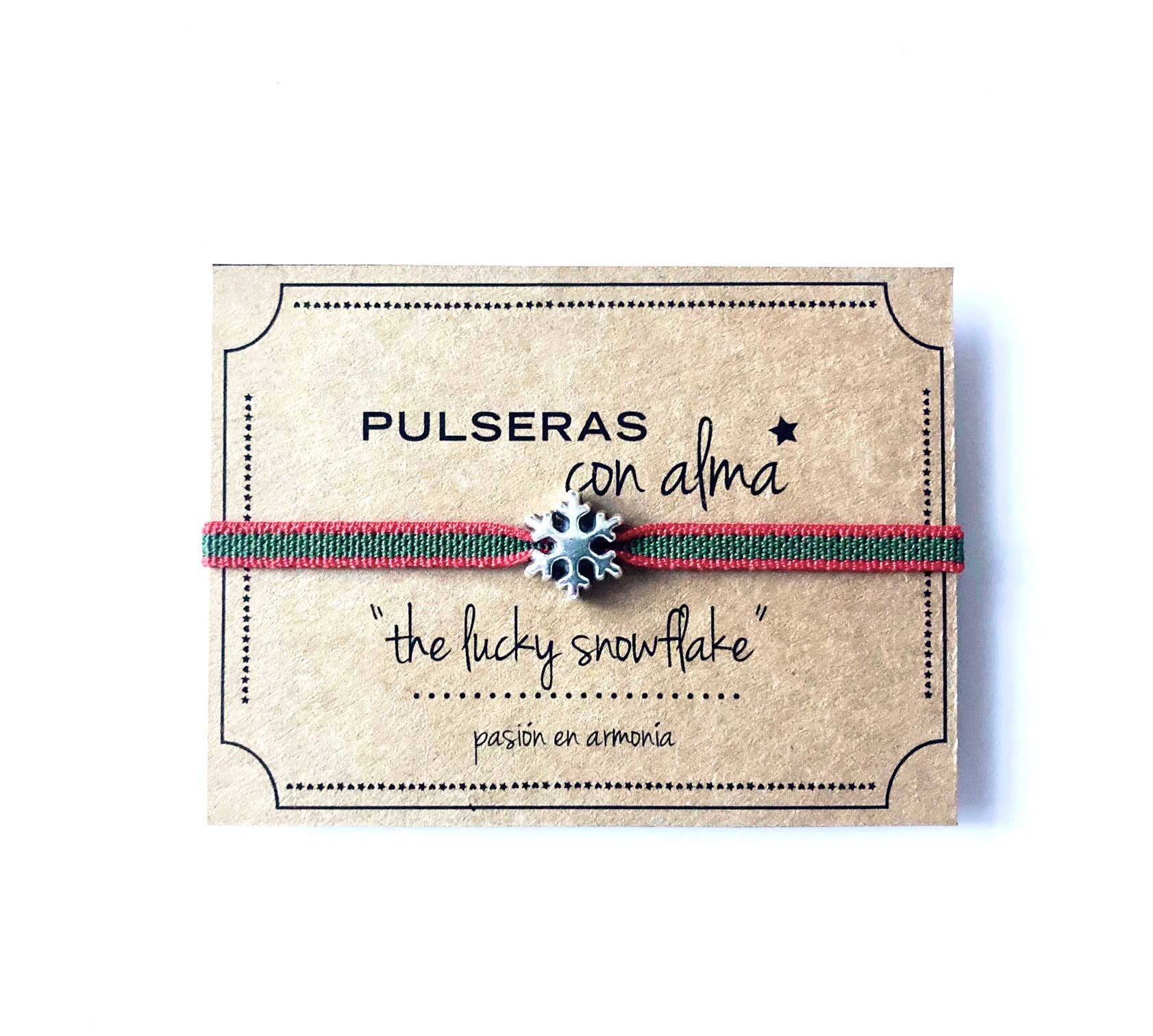 MundoconAlma* - Wholesale Woven/Braided Bracelet - Elastic bracelet - The lucky snowflake · Passion in Harmony1