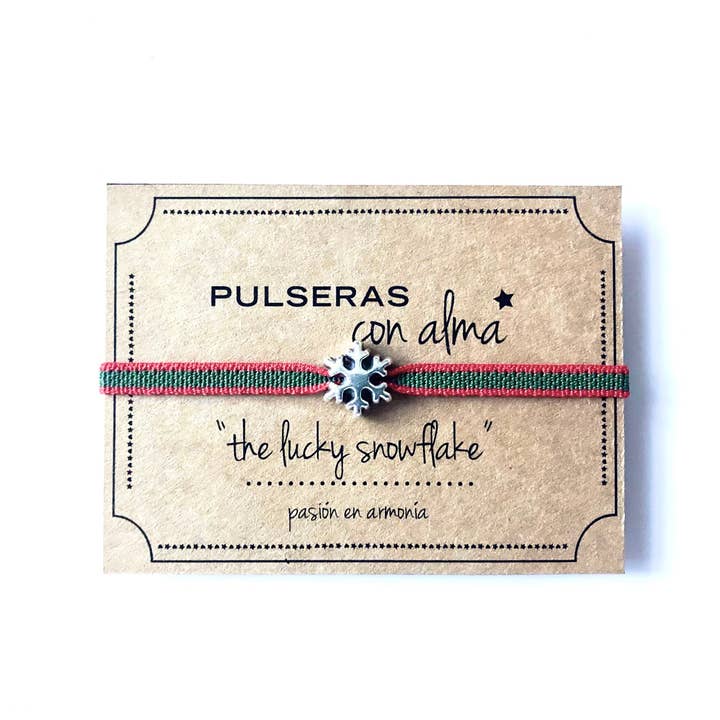 MundoconAlma* - Wholesale Woven/Braided Bracelet - Elastic bracelet - The lucky snowflake · Passion in Harmony1