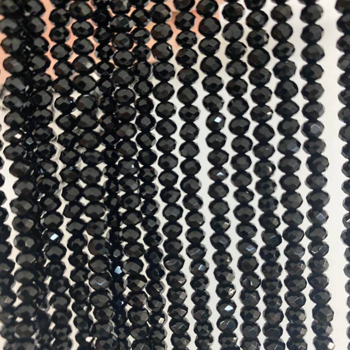 The Bead Bazaar - Wholesale Beads - Multicolor Bright Faceted Spacer Accent Beads, Dyed Jade Rondelle Beads, Small Beads, Bulk Beads For Jewelry Making, Jewelry Supplies, Disc Beads2