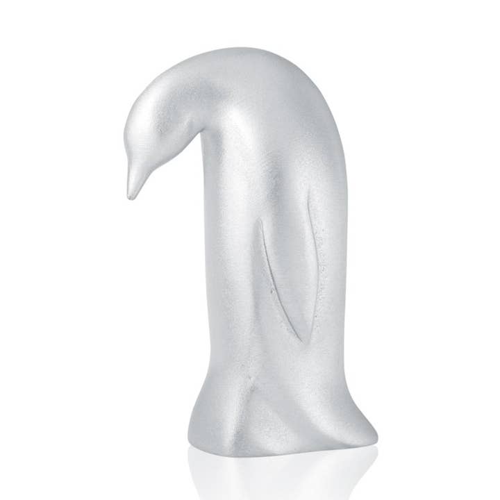 Penguin Mother Sculpture for wholesale by Amos Pewter