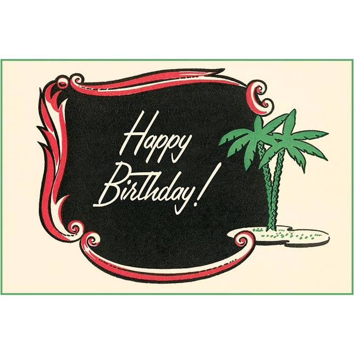 Found Image Press - Venta al por mayor Imanes - Imán HB-316 Isla Desierta con Palmeras