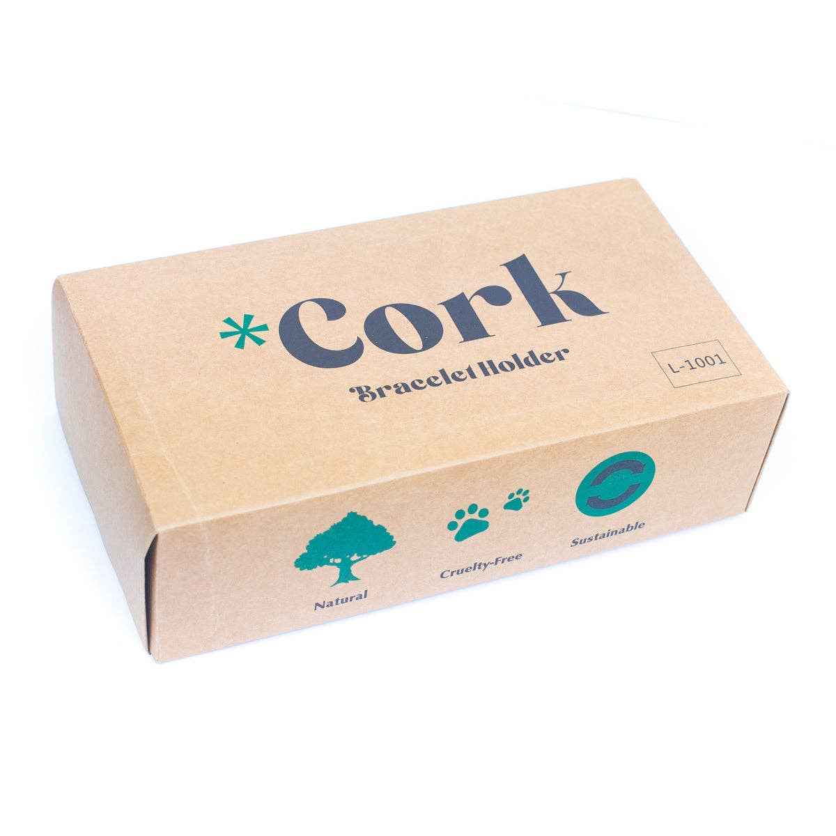 Meninas Bonitas Cork - Vente Supports et présentoirs à bijoux - Présentoir à bracelets à simple couche en liège 100 % pur L-10015