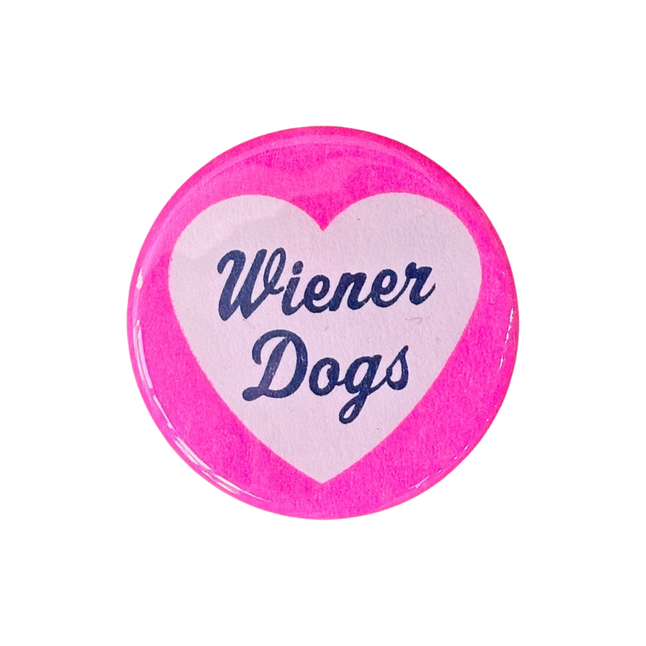 World Famous Original - Wholesale Lapel Pin/Button - I Love Wiener Dogs Button0