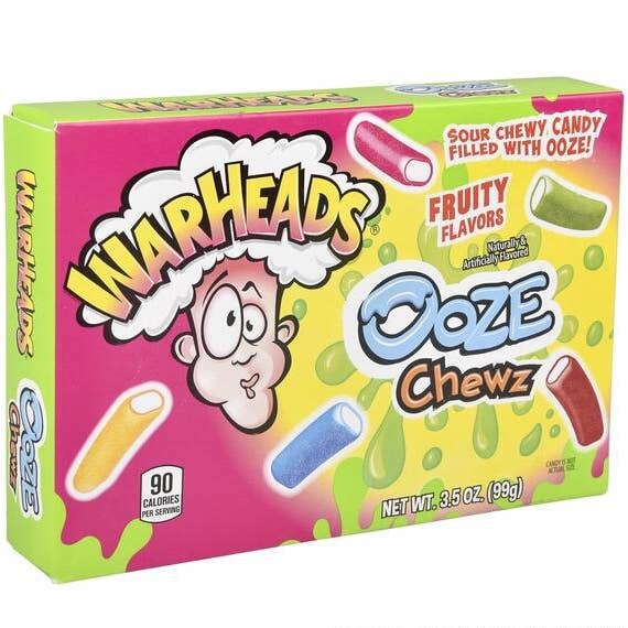 La Luna Bella - Toys - Wholesale Hard Candy - WARHEADS OOZE CHEWS THEATER BOX 12 PC/CASE LLB Candy2