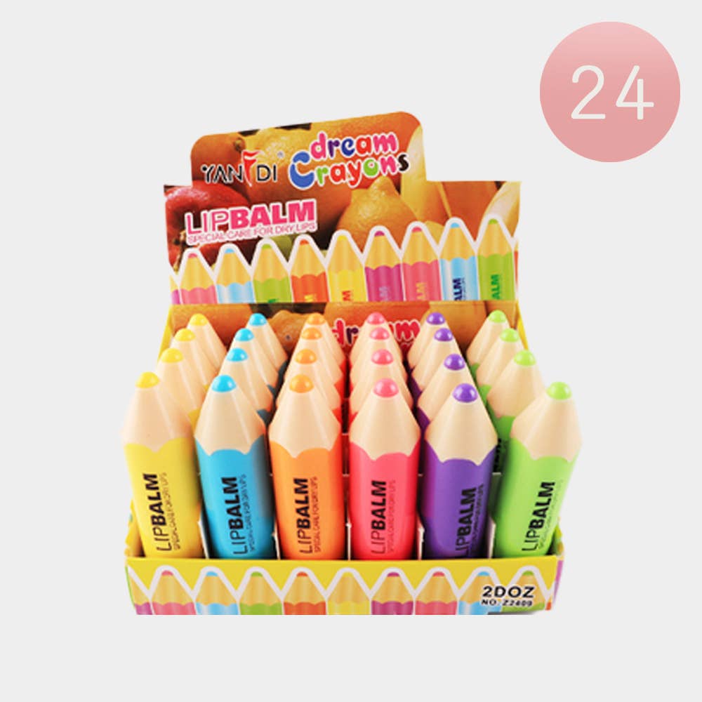 Sensibling Corp. - Vendita all'ingrosso Set di burro di cacao - 24PCS - Balsami Labbra Crayon da Sogno0