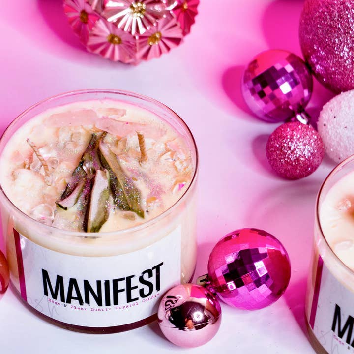 Vela "Manifest" Salvia y Cristal para venta al por mayor de BE So Selfish