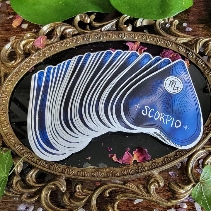 Pegatina Scorpio Planchette para venta al por mayor de Moonflower Scythe