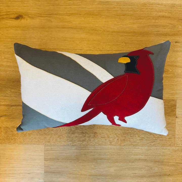 14X21" WINTRY CARDINAL for wholesale by The Salty Cottage