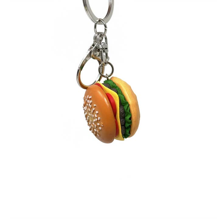 Rainbow Unicorn Birthday Surprise - Wholesale Keychain - Women's - Cheeseburger Keychain Bag Charm – Foodie Gift1