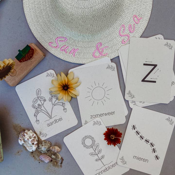 Zomer flashcards - seizoenskaarten - Montessori voor wholesale door Wildebras
