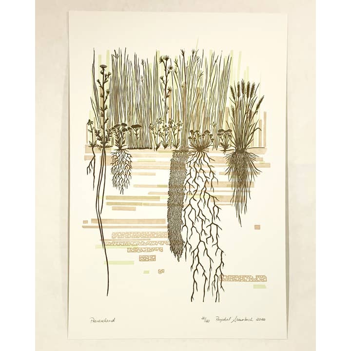 Current Location Press - Wholesale Art Print - Prairieland II - Limited Edition Letterpress Print4