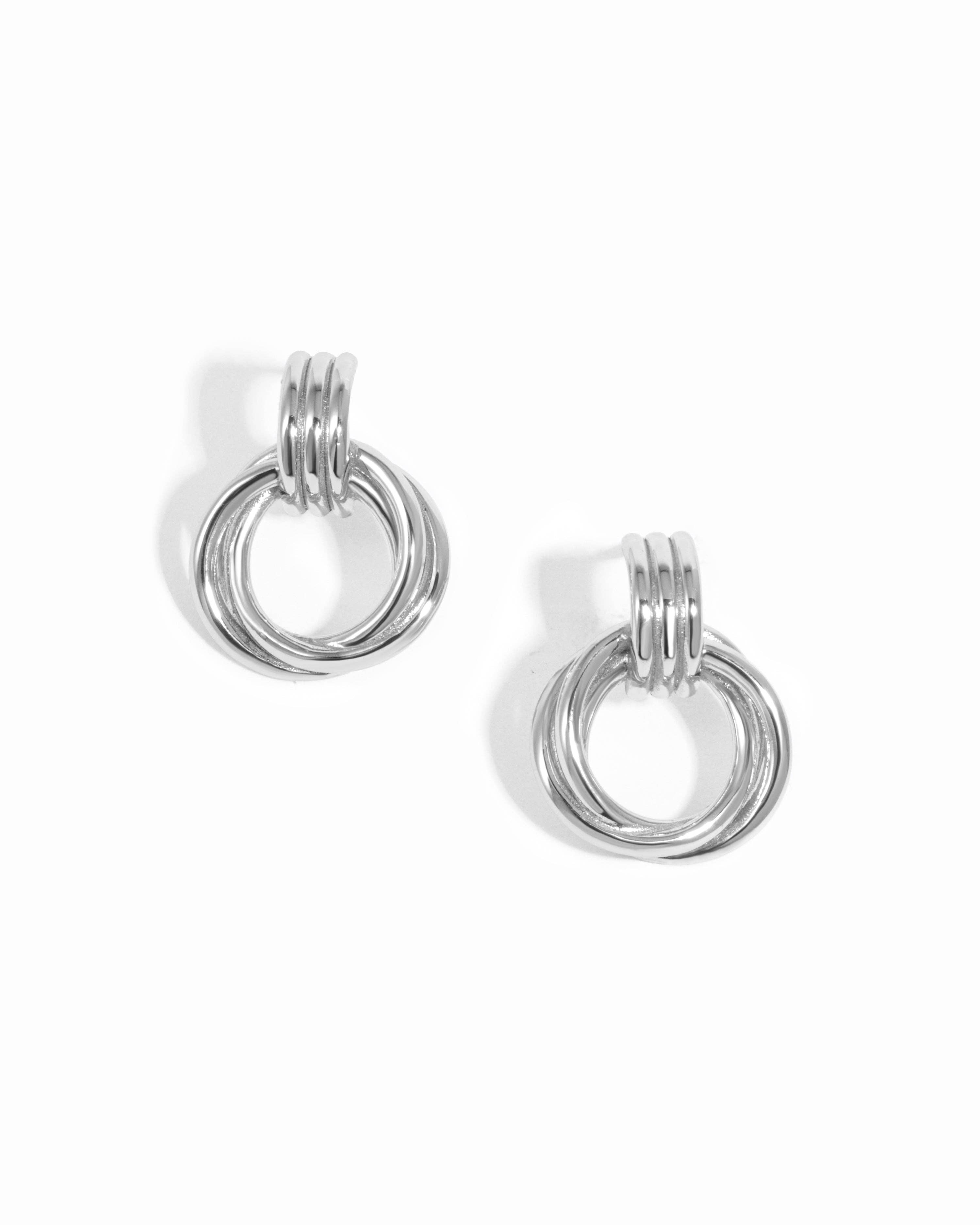 Sami Jewels - Vente Créoles - Boucles d'oreilles anneau noué2