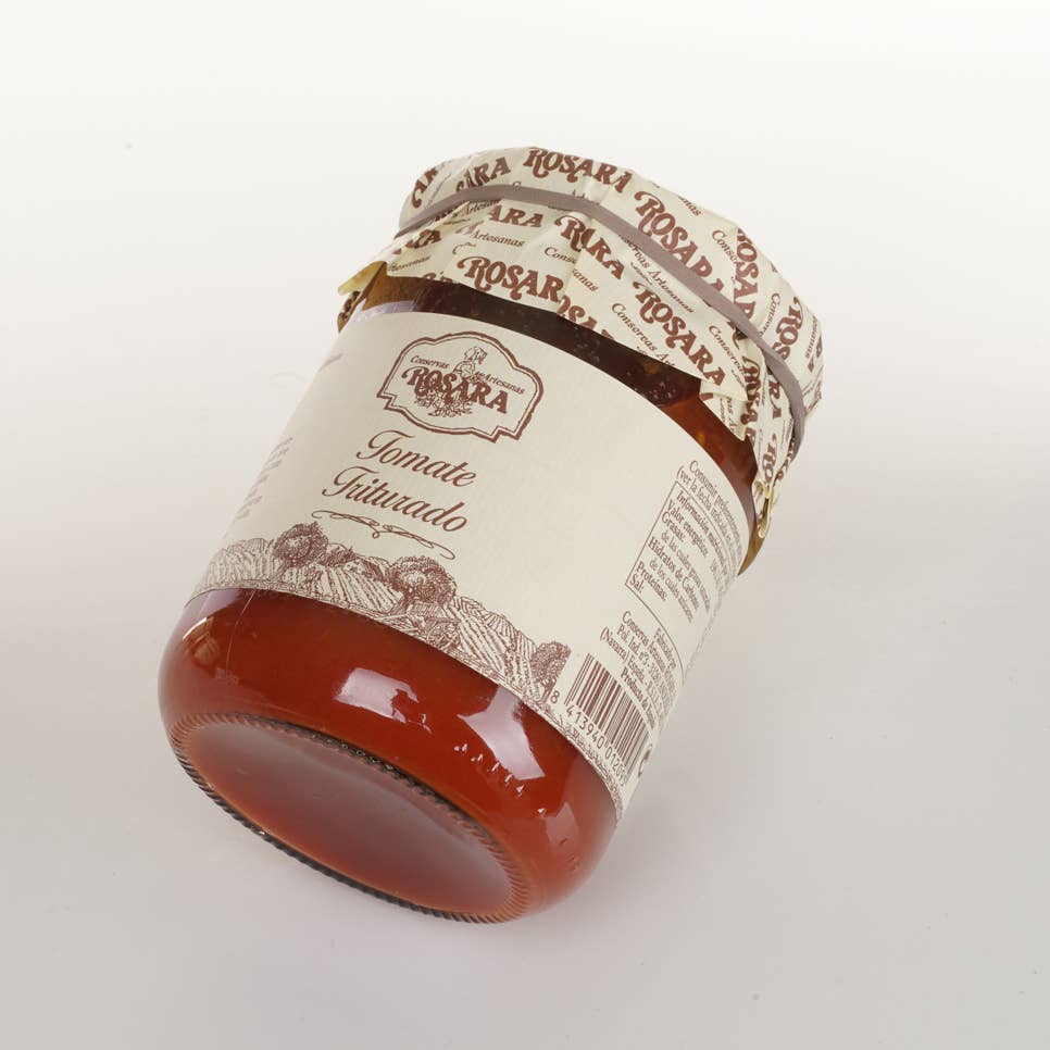Conservas Rosara - Wholesale Preserves - CRUSHED TOMATO JAR 445 ml.0