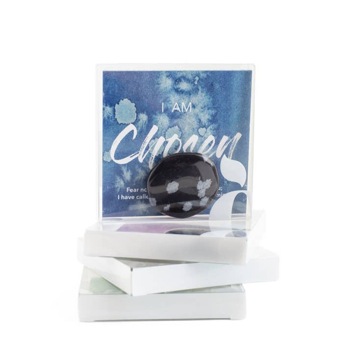 Silver Orange - Wholesale Spiritual Stone/Crystal - Affirmation Gems, scriptural card and crystal pocket stone