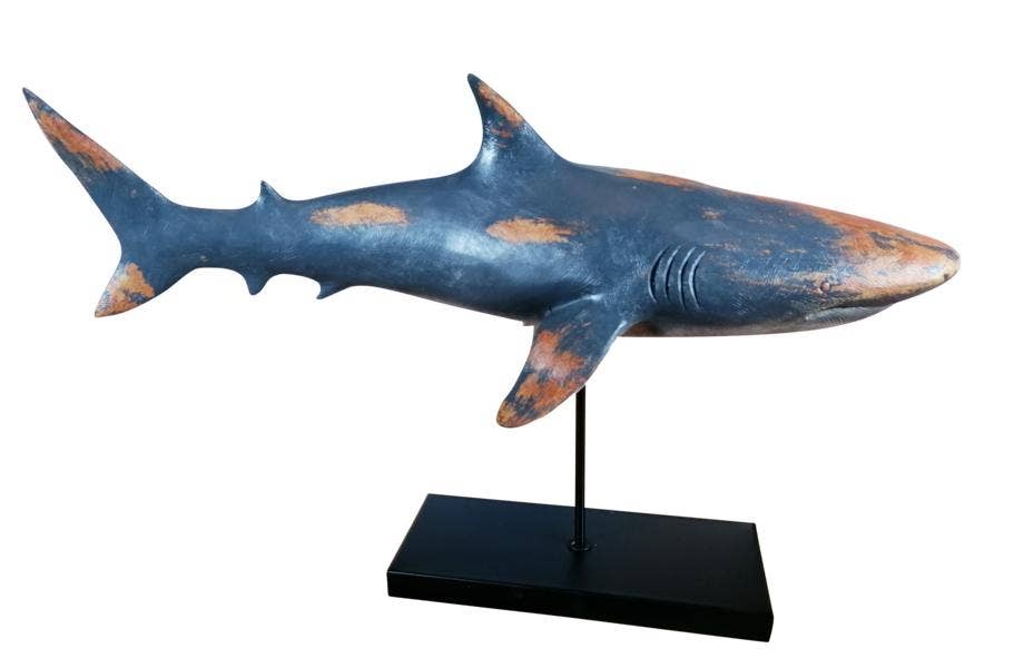 Michael & Philipp Noll e. K. - Wholesale Decorative Figurine - Shark Figure Statue XXL 59x24x38.5 cm8