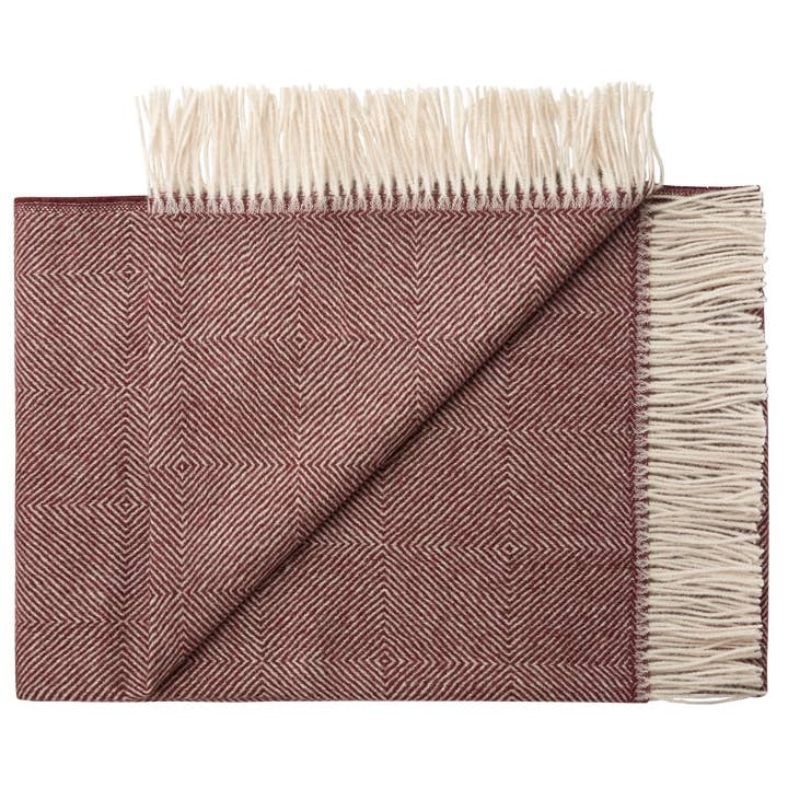 Alpaca Baby Blanket Diamond Pattern Color 0640 for wholesale by Henry d'Elkin