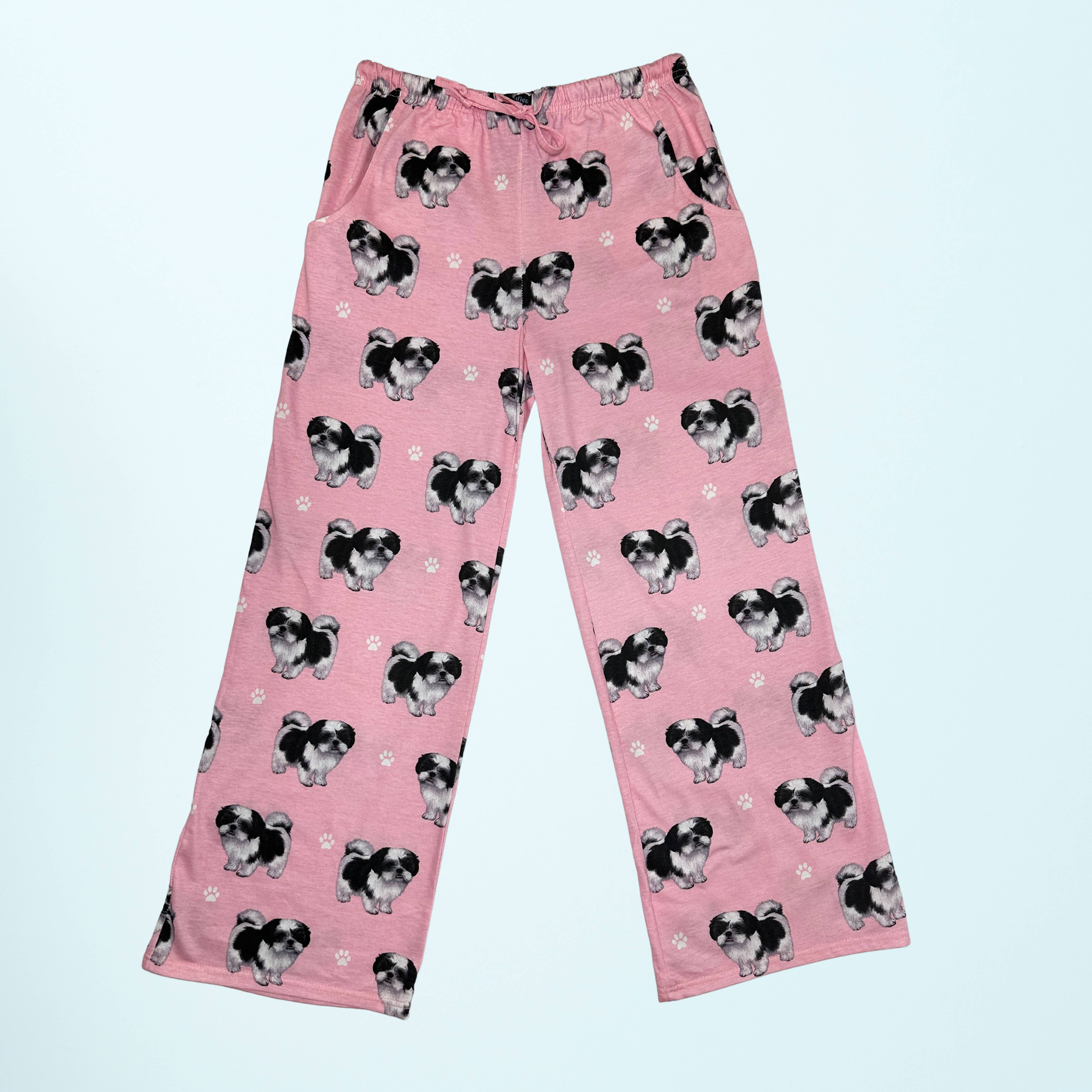 E&S Pets - Wholesale Sleepwear Bottom - Women's - Shih Tzu Pajama Bottoms - Pet Lover Pajama Pants6