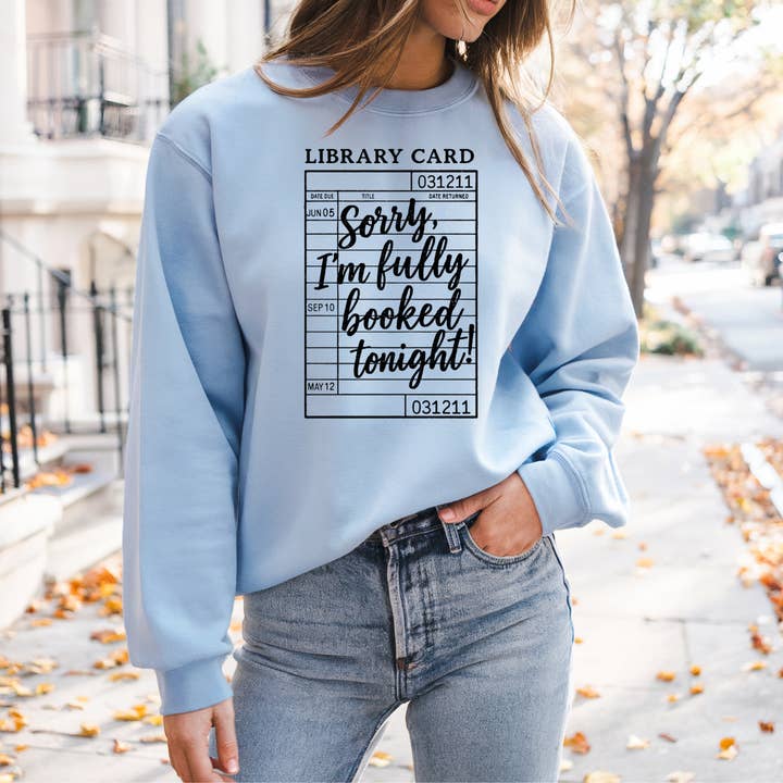 Sam & Seb Co. - Wholesale Screen Printed T-Shirt - Women's - Sorry Im fully Booked Graphic T-Shirt or Sweater 4