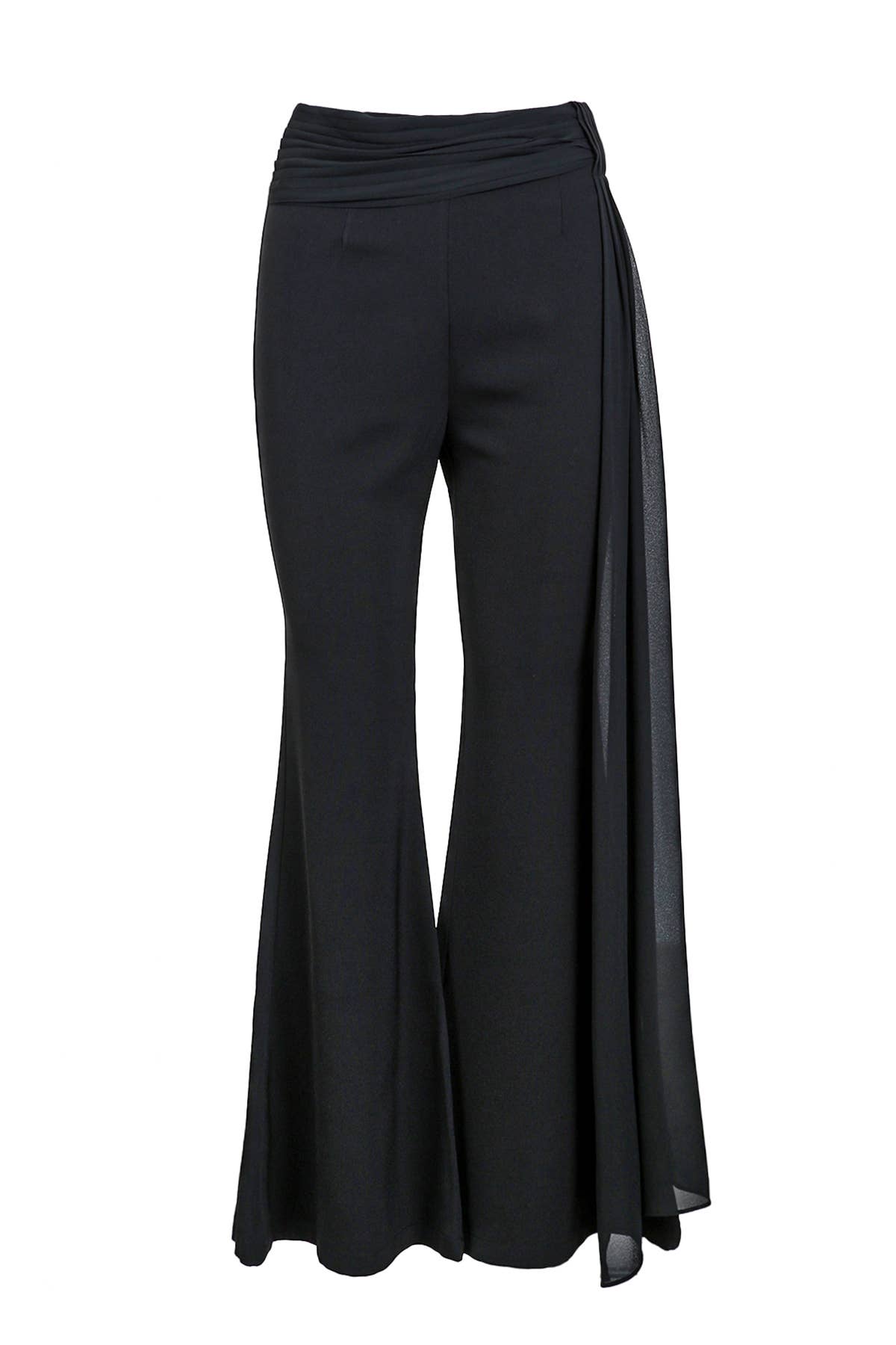 Beulah Style - Vendita all'ingrosso Pantalone - Donna - Pantaloni a zampa lunghi con sciarpa allegata PC7035-L2