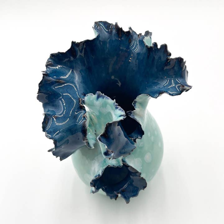 Cori Ceramics & Art LLC - Wholesale Vase - Burst Vessel2
