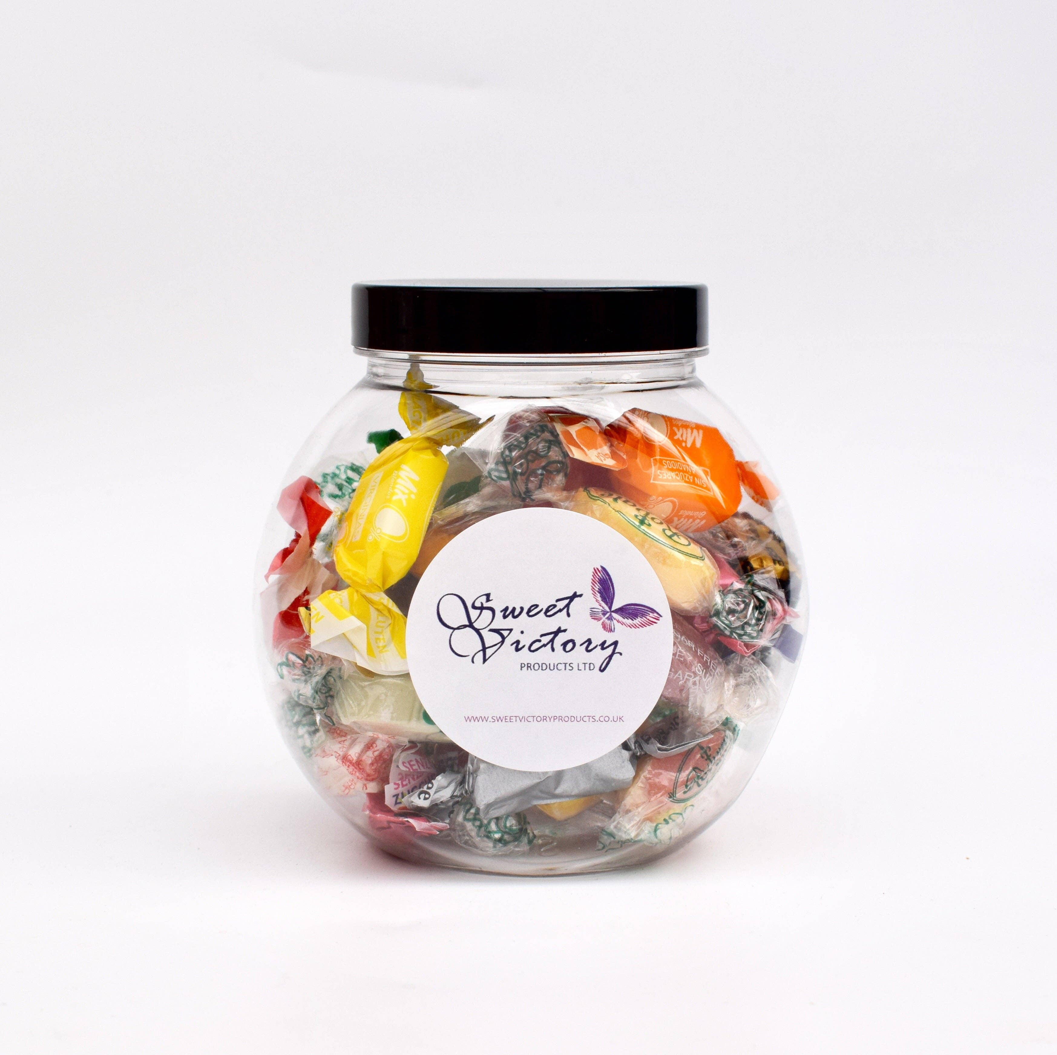 Sweet Victory Products Ltd – wholesale Biscuit – Sugar Free Sweets Pick & Mix Cookie Jar 400g+0