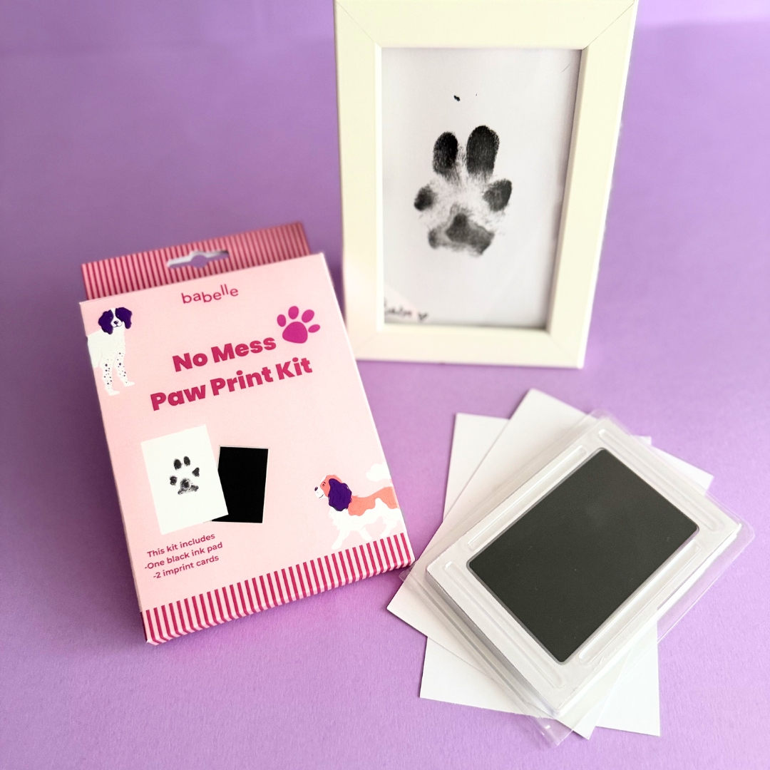 Babelle For Dogs – wholesale Pet paw/nail care accessory – Paw Print Kit  - Dog Paw Print3