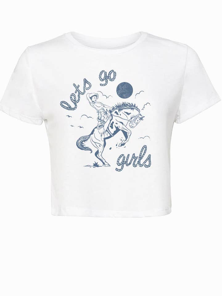 Lets Go Girls Crop for wholesale by Virginia Lane