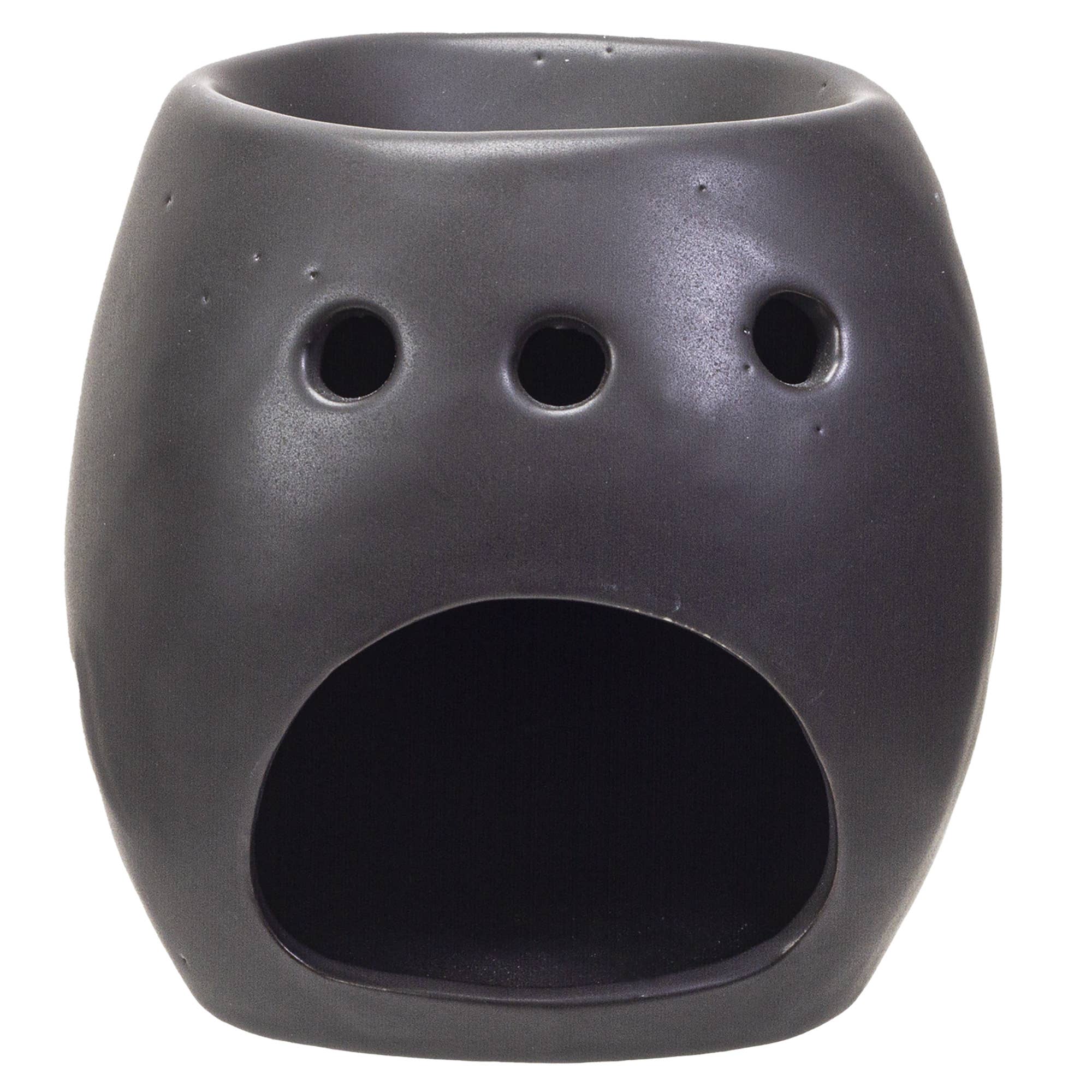 Pacific Trading - Wholesale Oil Warmer - Ceramic Skull Oil Burner Black4
