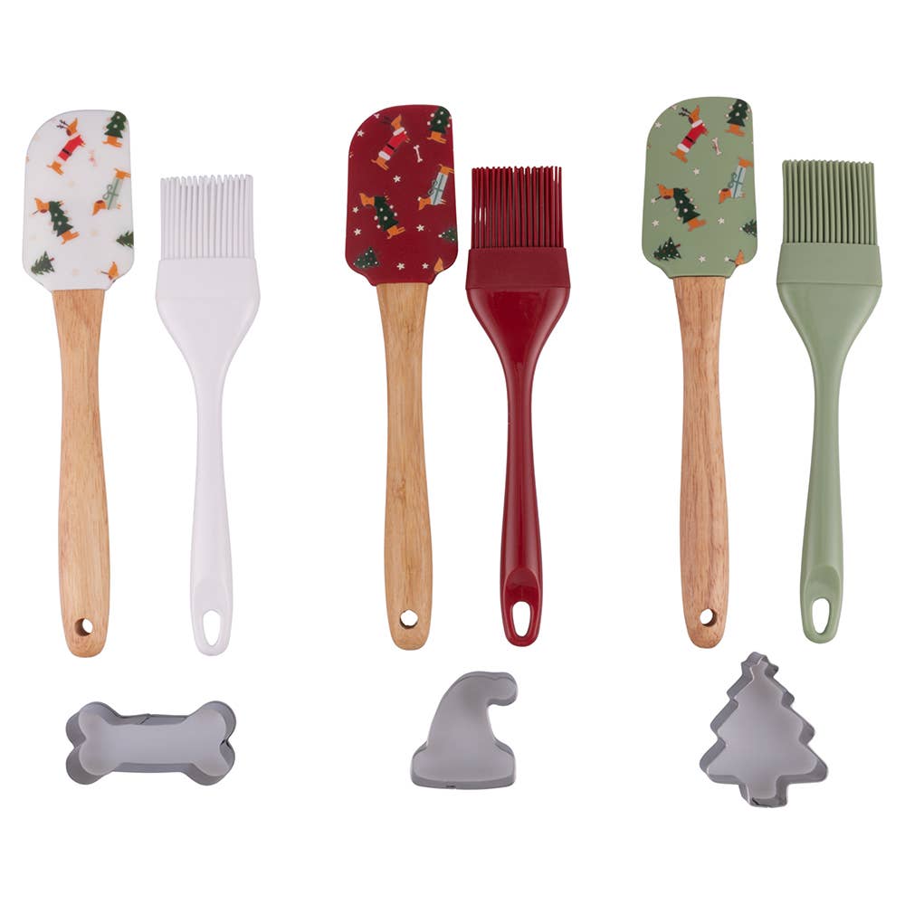 VdE Tivoli 1996 - Wholesale Ornament Set - NATALOTTO SPATULA+BRUSH+COOKIE CUTTER 3 ASSORTED0