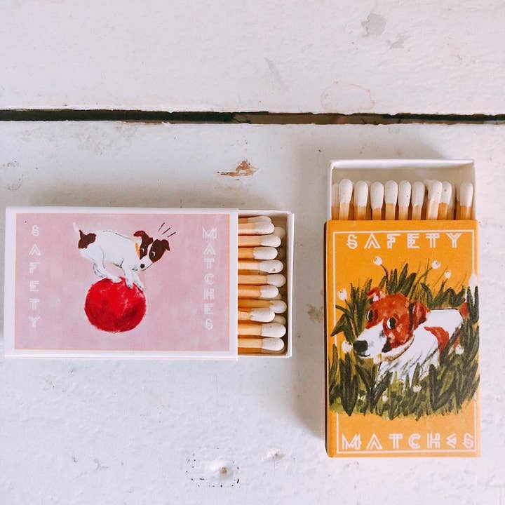 Emily Petrilla Illustrations - Wholesale Matches - Cute Dog Matchboxes, Matches, Decorative Matches5