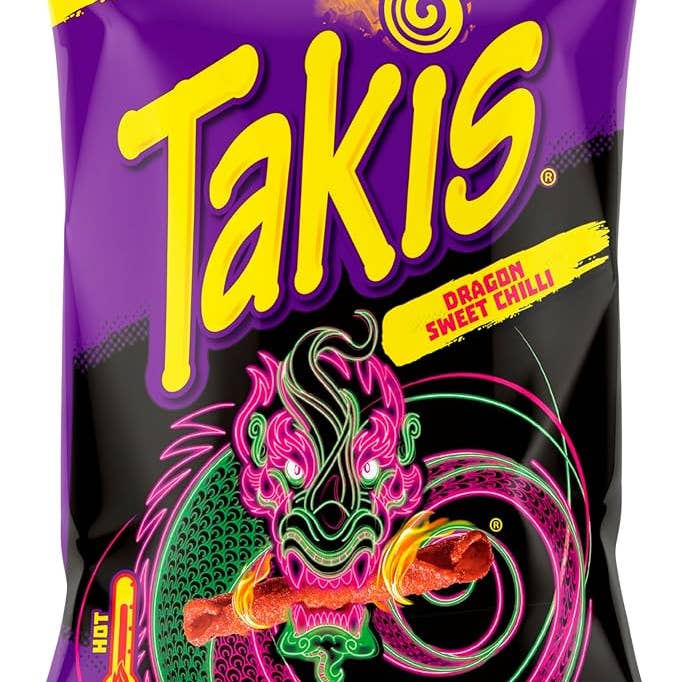 TAKIS DRAGON SWEET CHILI 100GX18 for wholesale by INTERNATIONAL TASTE FOOD SARL