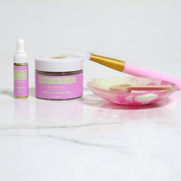 The Duo facemask and face oil set for wholesale by Powertothepip