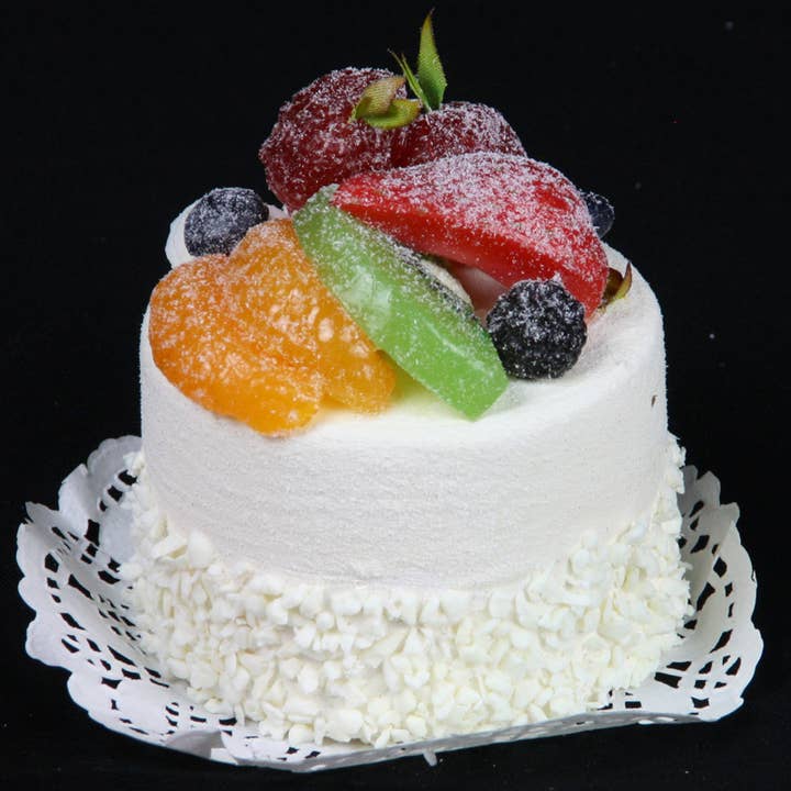 Floratexx - Wholesale Decorative Tabletop Object - Tartlets x3 sort. Fruit-earth, blueberry 8*6 cm4