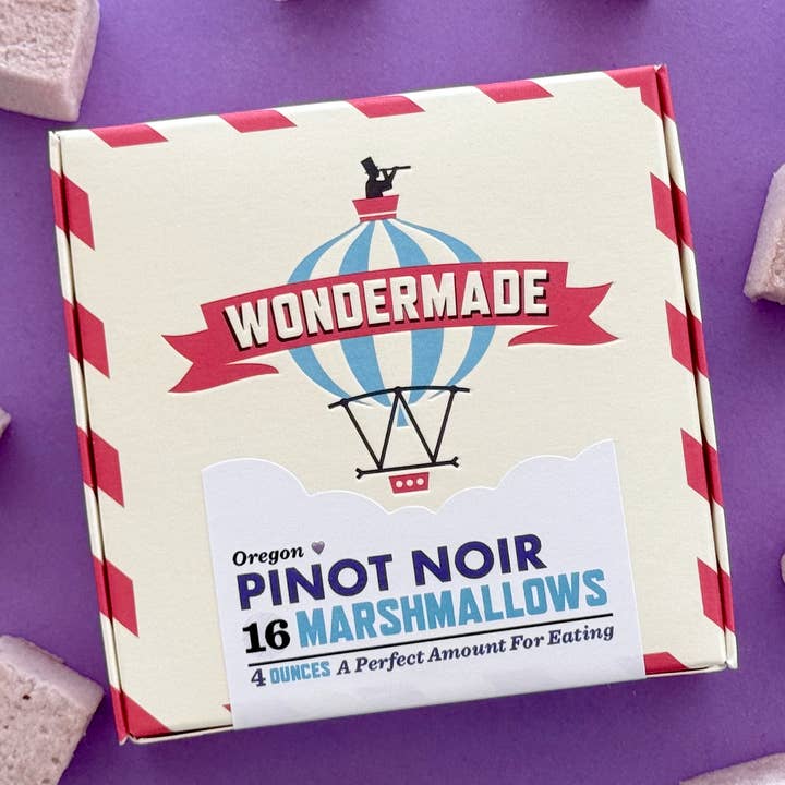 Oregon Pinot Noir Marshmallow for wholesale by Wondermade