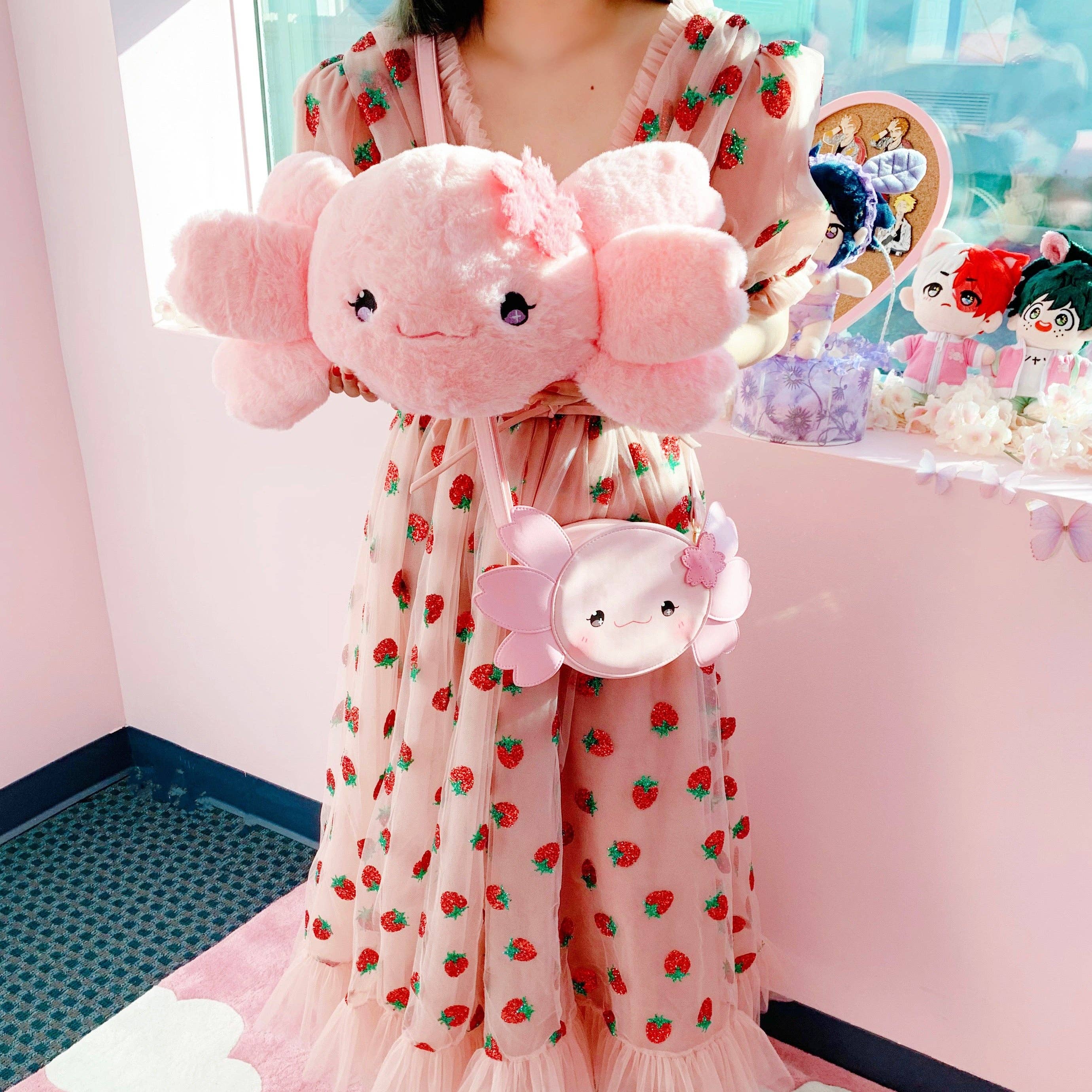 Agi Jagi Shop - Wholesale Crossbody Bag - Women's - Agi the Axolotl Crossbody Purse9