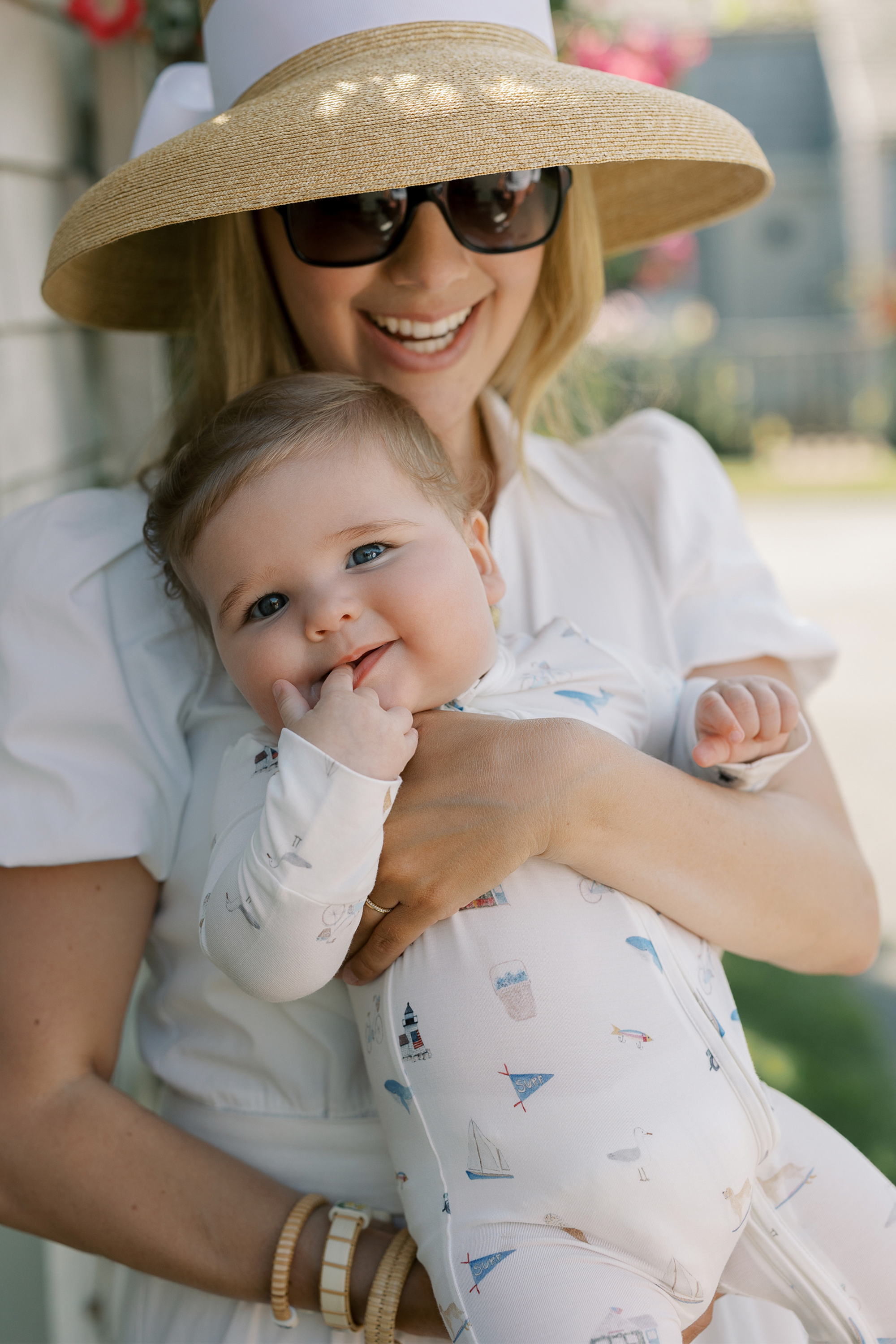 Tiny Tuckets - Wholesale Sleepsuit - Baby - Zip Footie in Nantucket Summer2