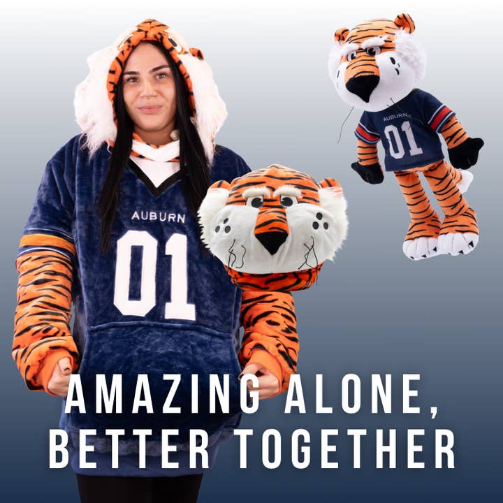 OrangeOnions - Wholesale Stuffed/Plush Toy - Kids & Baby - Aubie the Tiger Stuffed Animal 14" Stuffed Plush Figure4