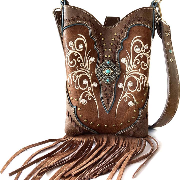 Fringe Western Crossbody Messenger Pouch and other Purchase Wholesale american darling. Free Returns & Net 60 Terms on Faire trending on Faire.