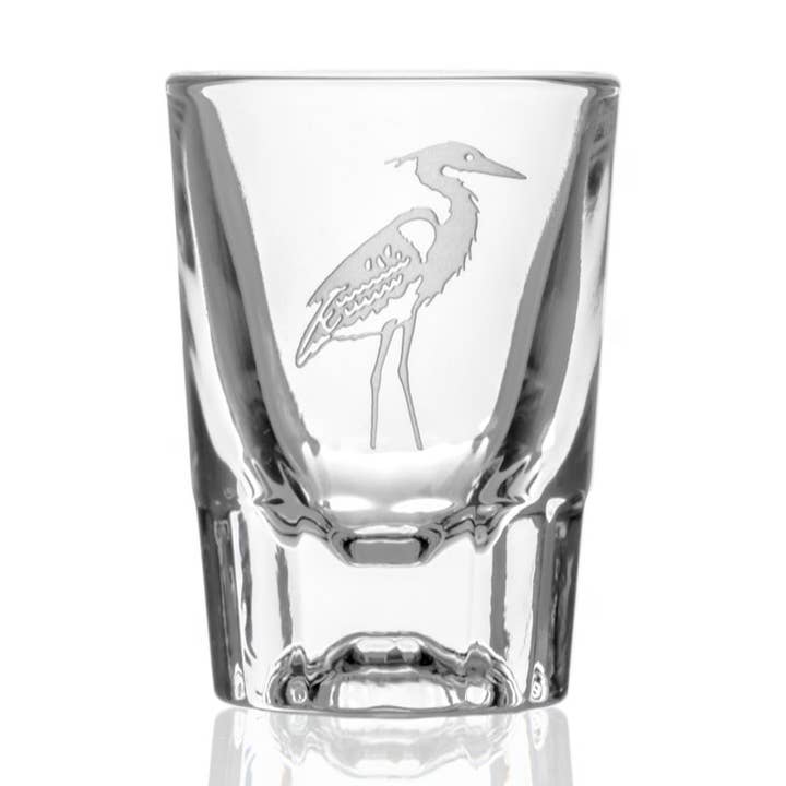 Heron 2oz Fluted Shot Glass for wholesale by Rolf Glass