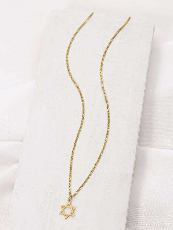 Tiny Star of David Necklace for wholesale by Shlomit Ofir Jewelry Design