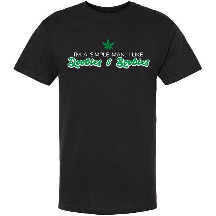 Boobies/Doobies T-Shirt for wholesale by Jailbird Designs