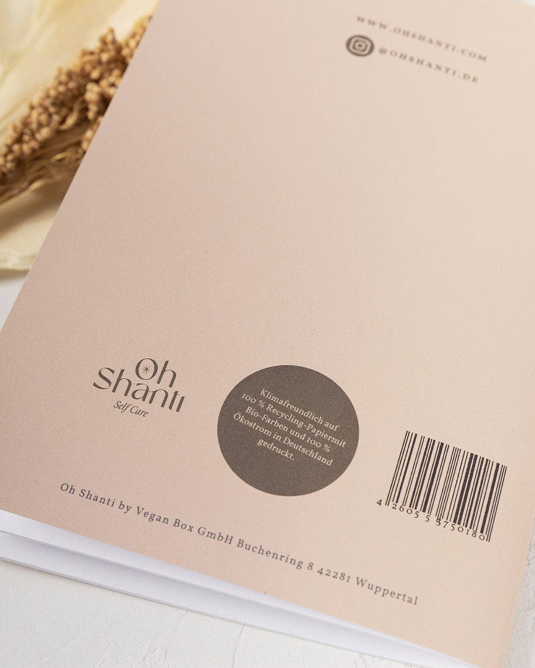 Oh Shanti - Venta al por mayor Cuadernos - Diario ''Siéntelo para sanarlo''5