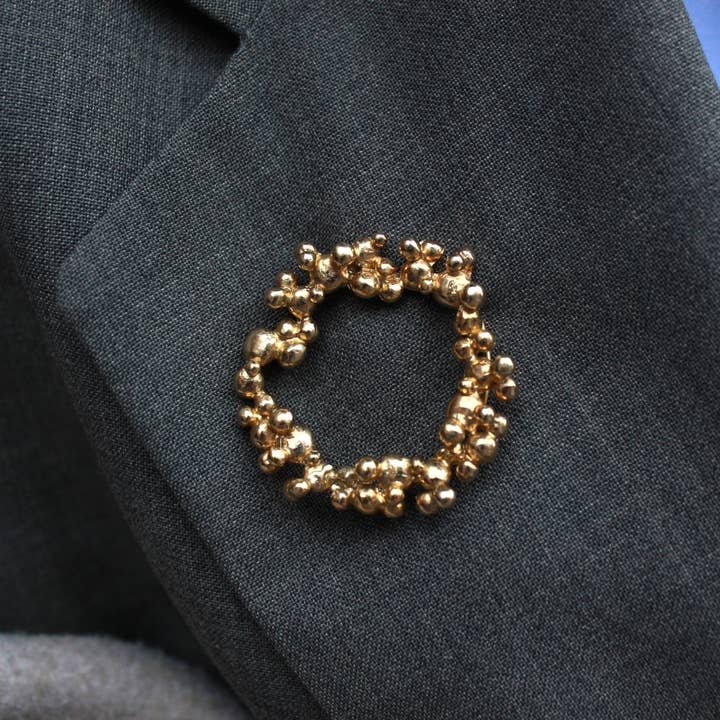 ALEGRIA B. - Wholesale Brooch - VERMEIL BROOCH PENDANT1