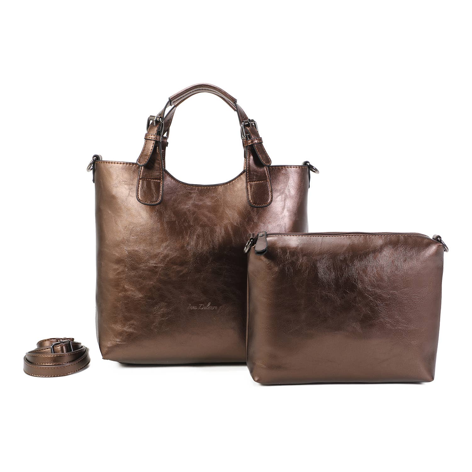 INES DELAURE - Wholesale Tote Bag - Women's - 2 in 1 tote bag19