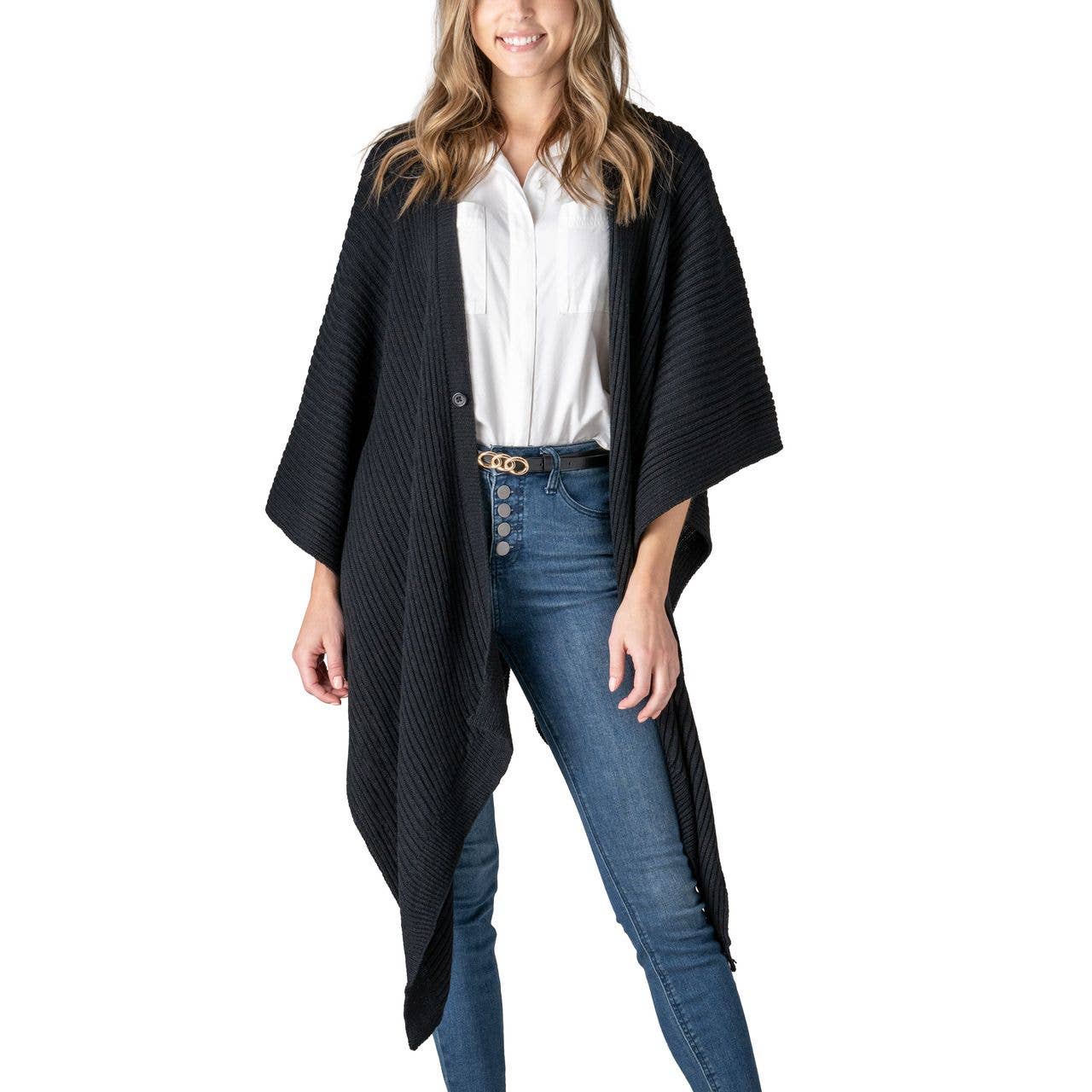 DM Merchandising - Wholesale Tunic Sweater - Women's - Allthreads Heritage Sweater Wrap Open Stock4