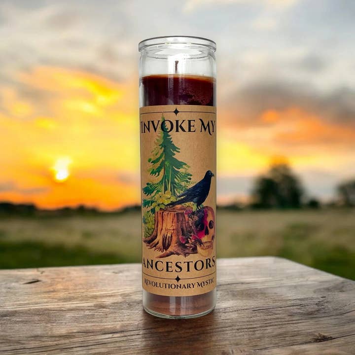 Invoke My Ancestors Candle for wholesale by Revolutionary Mystic